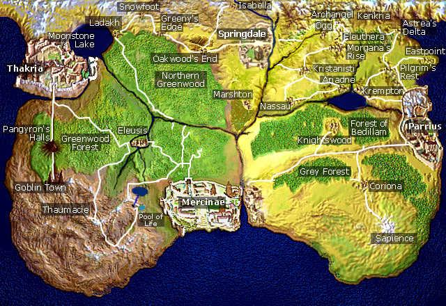 The Avalon World Maps Of The Online Rpg Game World Text Rpg